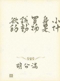 欲钱买身小脚小的动物是什么生肖