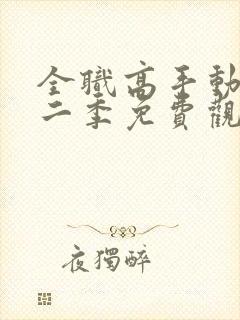 全职高手动漫第二季免费观看全集