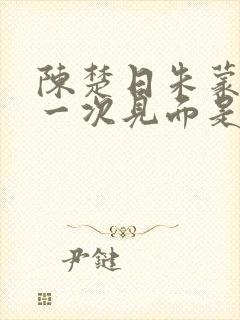 陈楚日朱蒙蒙第一次见面是第几章