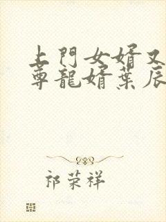 上门女婿又名至尊龙婿叶辰