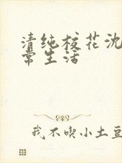 清纯校花沈柔日常生活