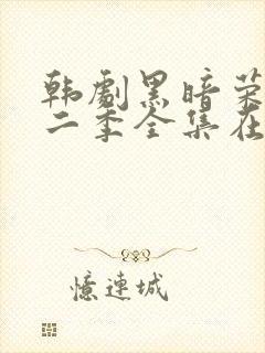 韩剧黑暗荣耀第二季全集在线观看中字封面