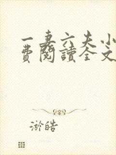 一妻六夫小说免费阅读全文封面