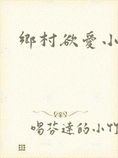 乡村欲爱小说封面