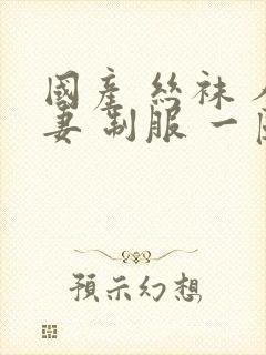 国产 丝袜 人妻 制服 一区