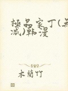 极品家丁(无删减)韩漫