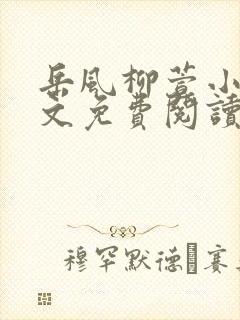 岳风柳萱小说全文免费阅读笔趣阁封面