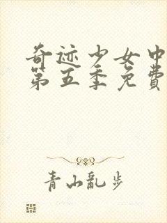 奇迹少女中文版第五季免费