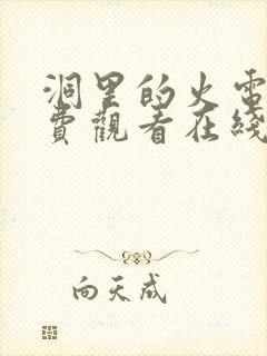 洞里的火电影免费观看在线