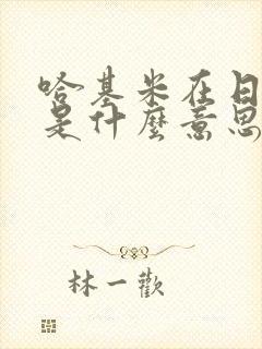 哈基米在日语里是什么意思