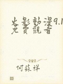 火影动漫9.1免费观看封面