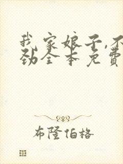 我家娘子,不对劲全本免费阅读封面