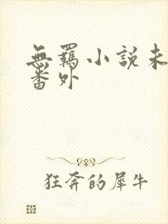 无羁小说未删减番外封面