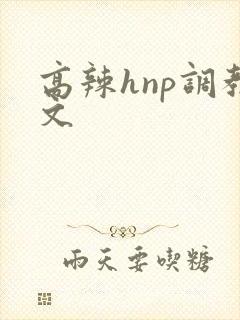 高辣hnp调教文