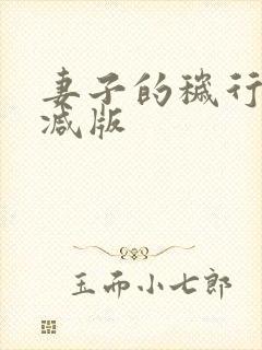 妻子的秽行无删减版