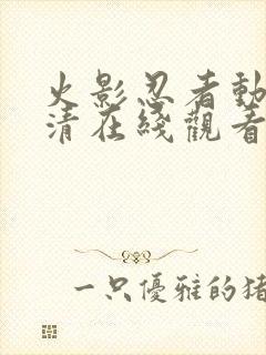 火影忍者动画高清在线观看