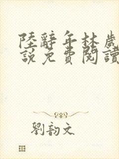 陆辞年林岁安小说免费阅读最新章节