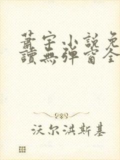 萧宇小说免费阅读无弹窗全文