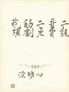 我的二哥二嫂电视剧免费观看完整版