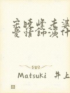 宋晓峰老婆乡村爱情饰演什么封面