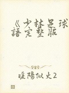 《少林足球》国语完整版封面