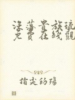 没落贵族琉璃川免费在线观看封面