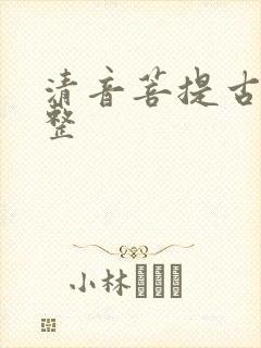 清音菩提古筝完整