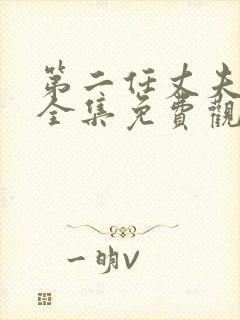 第二任丈夫韩剧全集免费观看