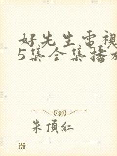 好先生电视剧45集全集播放免费封面