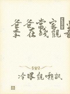 爸爸当家·慢享季 在线观看封面