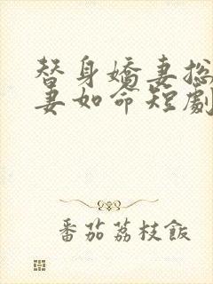 替身娇妻总裁追妻如命短剧全集免费观看