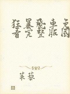 狂暴飞车免费观看完整版国语高清在线