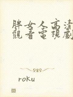 胖女人高清在线观看电视剧