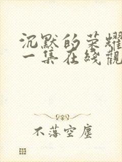 沉默的荣耀最后一集在线观看