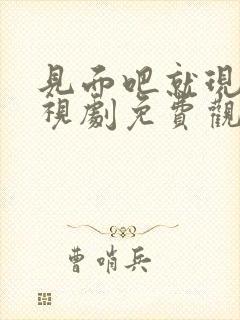 见面吧就现在电视剧免费观看全集完整版