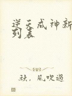 逆天成神新章节列表封面