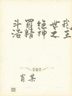 斗罗绝世我霍雨浩精神之主