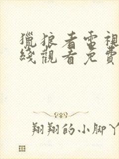 猎狼者电视剧在线观看免费完整版高清