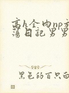 高h全肉np放荡日记男男bl