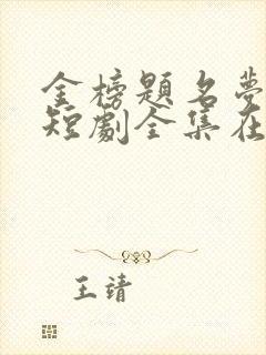 金榜题名梦终成短剧全集在线观看