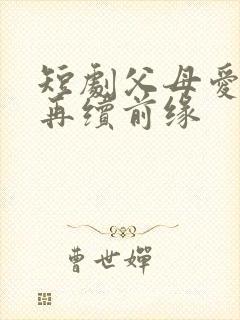 短剧父母爱情之再续前缘