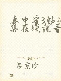 妻中蜜3动漫全集在线观看