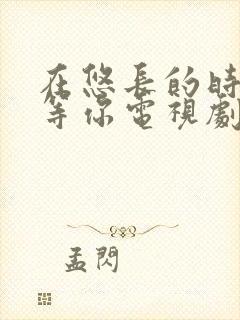 在悠长的时光里等你电视剧免费观看