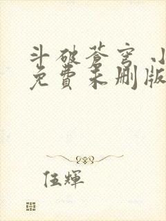 斗破苍穹 小说免费未删版封面