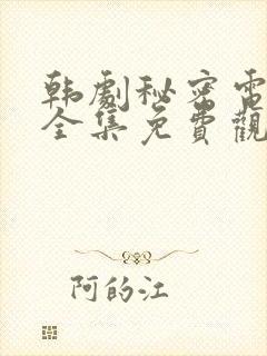 韩剧秘密电视剧全集免费观看高清在线