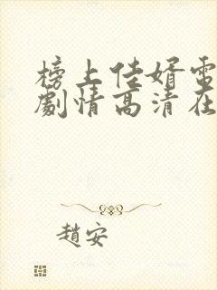 榜上佳婿电视剧剧情高清在线观看