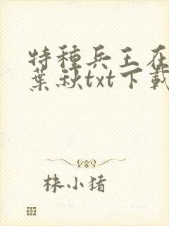 特种兵王在山村叶秋txt下载