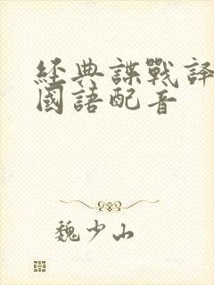 经典谍战译制片国语配音封面