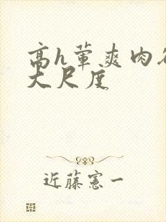 高h荤爽肉欲文大尺度