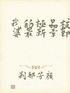 我的极品校花老婆最新章节